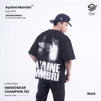 Gambar Ayaine Mambri Smokewar Champion Tee Oversized T-Shirt - Black dari Ayaine Mambri Official Jakarta Pusat 2 Tokopedia