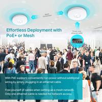 Gambar ACCESS POINT TP-LINK EAP620 HD AX1800 Wireless Dual Band Ceiling Mount dari Techno Computer Bali Kota Denpasar 4 Tokopedia