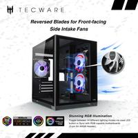 Gambar CASING TECWARE VXM2 TG - Dual Chamber mATX Tempered Case dari Techno Computer Bali Kota Denpasar 2 Tokopedia