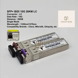 IP Fiber SFP+ 10G BIDI 20KM lSinglecore LC(Mikrobit, Mikrotik, Cisco Compatible