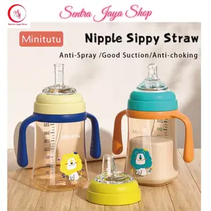 Minitutu 3 in 1 Dot Bayi Botol Minum Susu Seri Singa 240 ml 300 ml