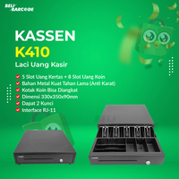 Gambar KASSEN K-410 WARNA HITAM LACI UANG KASIR dari Beli Barcode Surabaya Kota Surabaya 2 Tokopedia