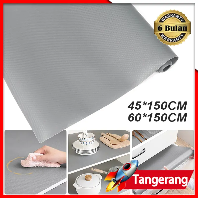 Alas Lemari Alas Laci Alas Serbaguna Drawer Mat Anti Slip Anti Jamur