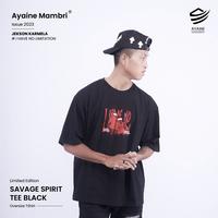 Gambar Ayaine Mambri Savage Spirit Tee Oversized T-Shirt  - Black dari Ayaine Mambri Official Jakarta Pusat 2 Tokopedia