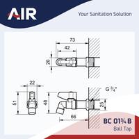 Gambar AIR Kran Air - Keran Tembok BC 01 3/4 B dari Sutindo Shop Kota Surabaya 2 Tokopedia