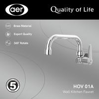 Gambar AER Kran Dapur - Keran Air Kuningan / Wall Kitchen Faucet HOV 01A dari Sutindo Shop Kota Surabaya 1 Tokopedia