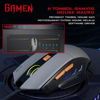 Gambar GAMEN GM300 MOUSE GAMING WIRED 7200 DPI MACRO BUTTON MOUSE USB dari btgcom Kota Denpasar 5 Tokopedia