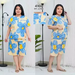 PIYAMA WANITA BAJU TIDUR JUMBO XXL XXXL Hot Pant Celana Pendek Daster