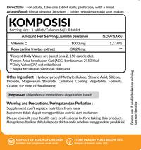 Gambar Treelains Vitamin C 1000 mg Time Release 100 Tabs with Rose Hips dari treelains Official Store Kota Administrasi Jakarta Barat 2 Tokopedia