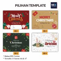Gambar KARTU UCAPAN NATAL MERRY CHRISTMAS - A6, CRD 1 dari Nex Printshop Kota Tangerang Selatan 2 Tokopedia
