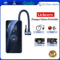 Gambar Licheers Air Pump Inflator Portable Electric Pompa Ban Mobil Sepeda - LCCQB-02, Garansi 3 Bulan dari EC Store Jakarta Kota Administrasi Jakarta Barat 1 Tokopedia
