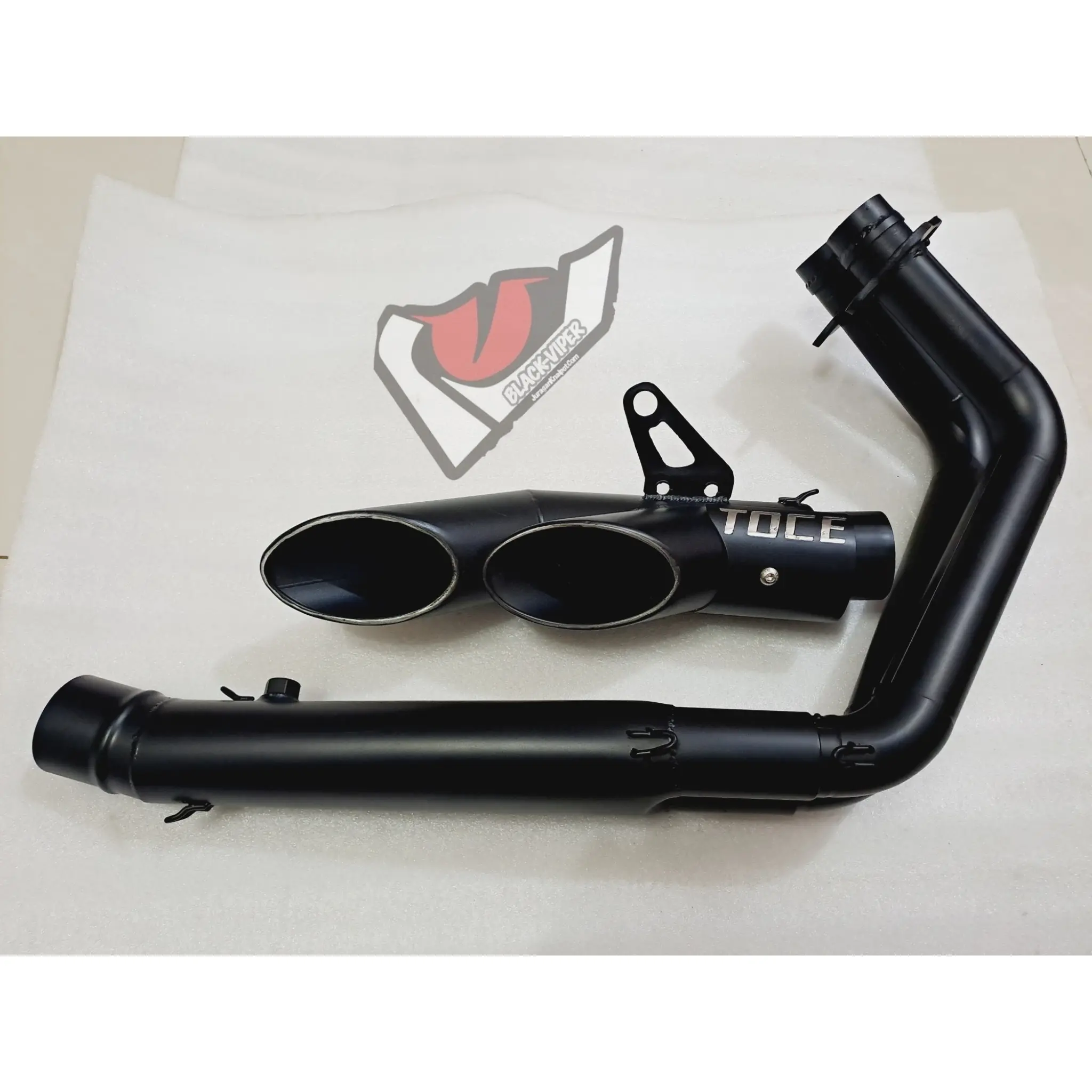 Black Viper Knalpot Fullsystem PNP Kawasaki Vulcan 650 Model Toce Underbelly