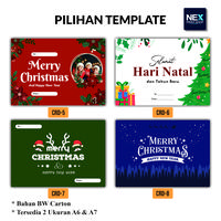 Gambar KARTU UCAPAN NATAL MERRY CHRISTMAS - A6, CRD 1 dari Nex Printshop Kota Tangerang Selatan 3 Tokopedia