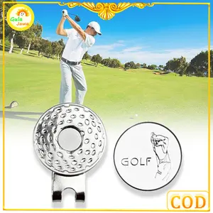 Clip Marker Topi Golf Ball Marker Magnetic Clip Clip Golf Cap