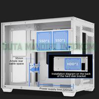 Gambar Segotep Lumi Ⅱ - Dual Chamber Tempered Glass m-ATX Gaming Case - LUMI-I BLACK  dari Duta Mandiri Infokom Kota Administrasi Jakarta Pusat 3 Tokopedia