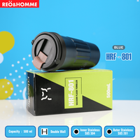 Gambar Reo&Homme Mug Stainless With Handle 500ML Insulated Mug Gelas HRF-801 - Green dari Reo & Homme Living Kota Bogor 3 Tokopedia