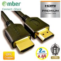 Gambar AMBER Kabel Hdmi HM2-AA 2.0b Premium 3D Ultra HD - 2 Meter dari STAR17 COM Kota Administrasi Jakarta Selatan 1 Tokopedia
