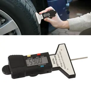 New LCD Digital Depth Gauge Caliper for Car Tire Thread 0-25.4mm-Promo