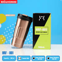 Gambar Reo&Homme Mug Stainless With Handle 500ML Insulated Mug Gelas HRF-801 - Green dari Reo & Homme Living Kota Bogor 2 Tokopedia