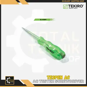TEKIRO Tespen AC/Testpen/Obeng Tespen Minus Listrik Ac 250Volt