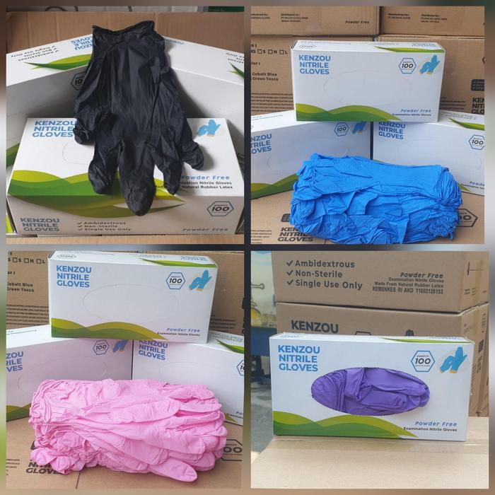 Gambar sarung tangan nitrile pink 100pc Kemenkes Sz S dari Rosakitty Jakarta Barat Tokopedia