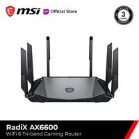 Gambar MSI RadiX AX6600 WiFi 6 Tri-Band Gaming Router [2.4GHz,5GHz-L, 5GHz-H] dari KomputerMedan OS Kota Medan 1 Tokopedia