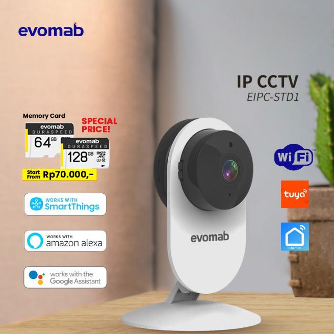 Gambar evomab Kamera Ip Kamera CCTV 1080p Wifi & Aplikasi IoT EIPC-STD1 dari evomab Kota Administrasi Jakarta Barat Tokopedia