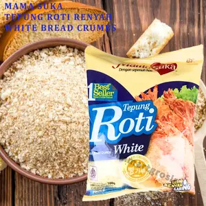 Mama Suka / Tepung Roti Renyah / White Bread Crumbs / 100gr