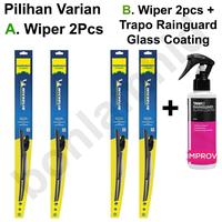 Gambar WIPER MOBIL New Pajero Sport MICHELIN Rainforce HYBRID 2Pcs kn-kr - 22+18+10 dari bohlamhid Kota Tangerang 3 Tokopedia