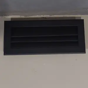 louver air grill ventilasi UK 9,7cmx29,7cm(cat hitam)