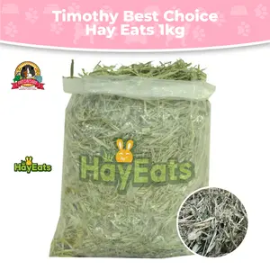 Makanan Kelinci Hay Eats! Timothy best choice 100% 1 kg