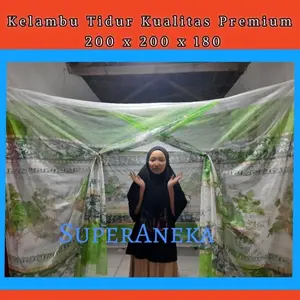 Kelambu Kotak Tempat Tidur Super Premium Halus dan Rapat Kualitas