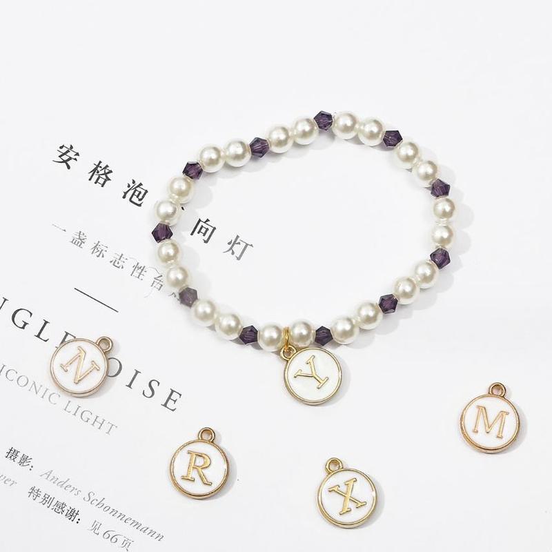 Charm Enamel Huruf Alphabet Alfabet Bandul Korea Pendant Liontin 2