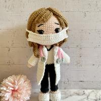 Gambar CUSTOM Cute Doctor Amigurumi Boneka Rajut - Crochet Doll Handmade dari Cutepaw Handmade Kab. Kediri 5 Tokopedia