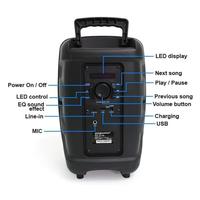 Gambar SPEAKER PORTABLE SIMBADDA CST 838N BLUETOOTH FREE MIC KARAOKE dari btgcom Kota Denpasar 3 Tokopedia