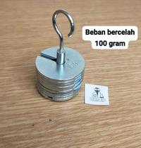 Gambar Beban bercelah 100 gram chrome dari awan kg farmasi Kab. Bandung 1 Tokopedia
