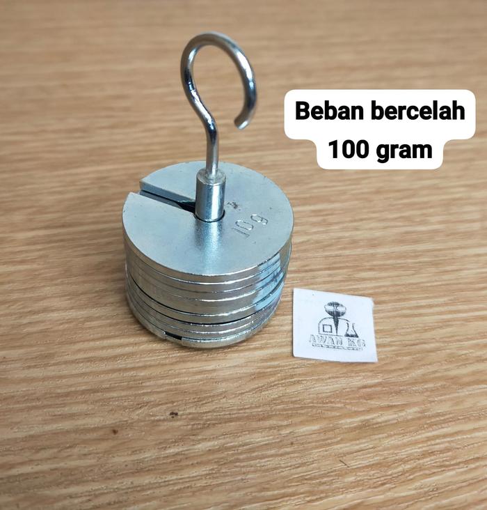 Gambar Beban bercelah 100 gram chrome dari awan kg farmasi Kab. Bandung Tokopedia