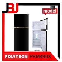 Gambar Kulkas 2 pintu POLYTRON PRM-490X kulkas Tempered Glass PRM490X PRM 490 dari J B J Kota Administrasi Jakarta Selatan 1 Tokopedia
