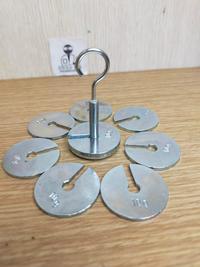 Gambar Beban bercelah 100 gram chrome dari awan kg farmasi Kab. Bandung 3 Tokopedia