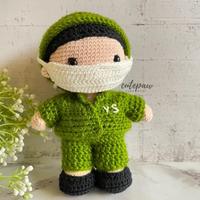 Gambar CUSTOM Cute Doctor Amigurumi Boneka Rajut - Crochet Doll Handmade dari Cutepaw Handmade Kab. Kediri 2 Tokopedia