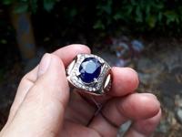 Gambar Batu Permata Natural Blue Safir SF019 Indah Biru Solid dari CNC phoneshop Kota Administrasi Jakarta Pusat 1 Tokopedia