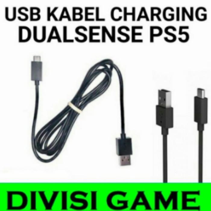 Gambar Kabel Charging Stik PS5 TYPE C - Charger TYPE C Kabel dari Divisi Game Kota Administrasi Jakarta Pusat Tokopedia