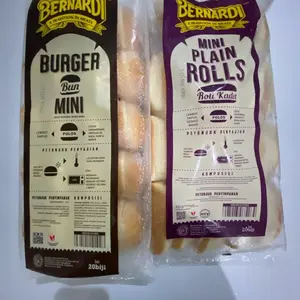 BERNARDI Roti Hotdogs mini dan Burger mini isi 20pcs Frozen