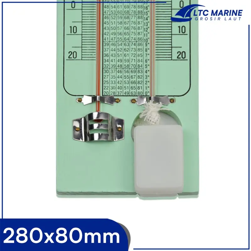 Wet & Dry Bulb Hygrometer Thermometer 280x80mm Impa 370251 3