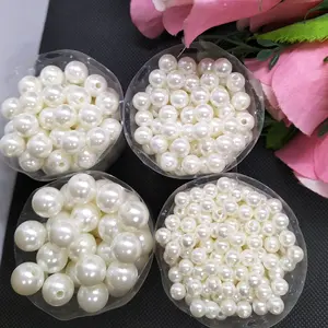 Mutiara Ringan Putih BW ukuran 6mm, 8mm, 10mm, 12 mm per 30 gram