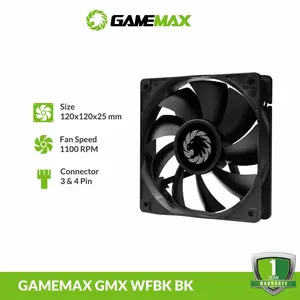 FAN CASE 12CM / GAMEMAX GMX-WFBK BK 120mm Black FAN CASE 12CM