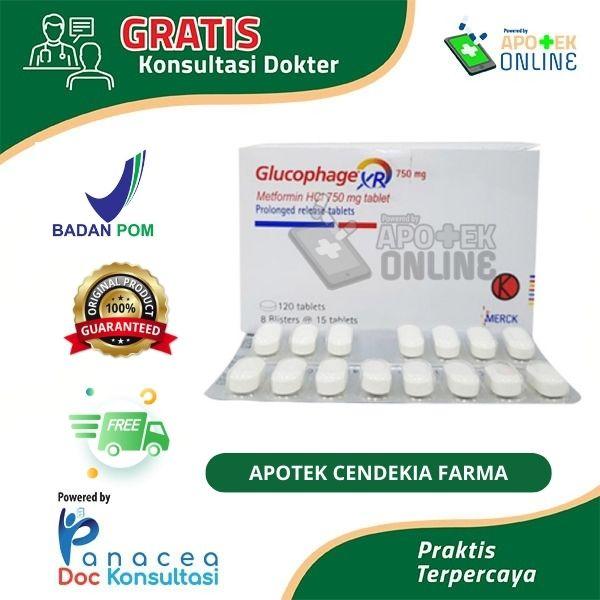 GLUCOPHAGE XR 750 MG BLISTER 15 TABLET