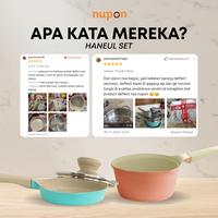 Gambar Haneul Mini Set DEFECT Panci Cookware Set Mini 16cm Sauce dan Fry Pan - Tanpa Handle dari Nupon Shop Kota Surabaya 2 Tokopedia