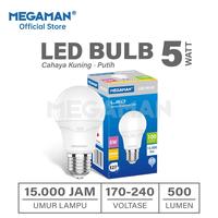 Gambar LAMPU MEGAMAN LED YTA55Z4 5W - 6500k dari BestBright Store Kota Administrasi Jakarta Pusat 2 Tokopedia