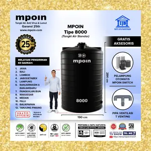 Toren MPOIN Hitam 280 300 375 550 600 800 900 1100 1200 1600 2400 5500